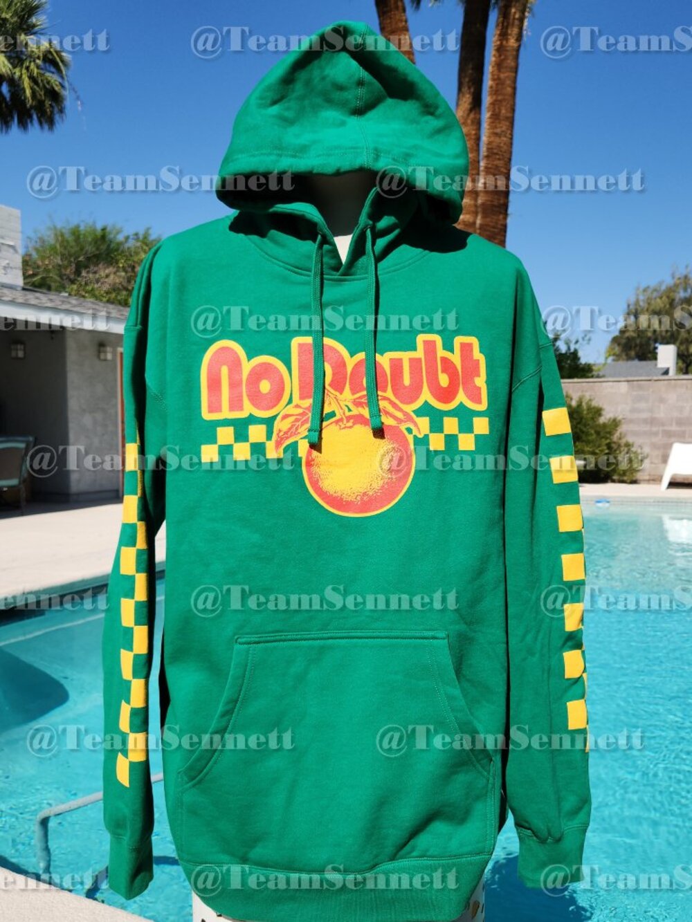 No Doubt Green Hoodie / Pullover Style / Las Vegas Sphere Residency 2026